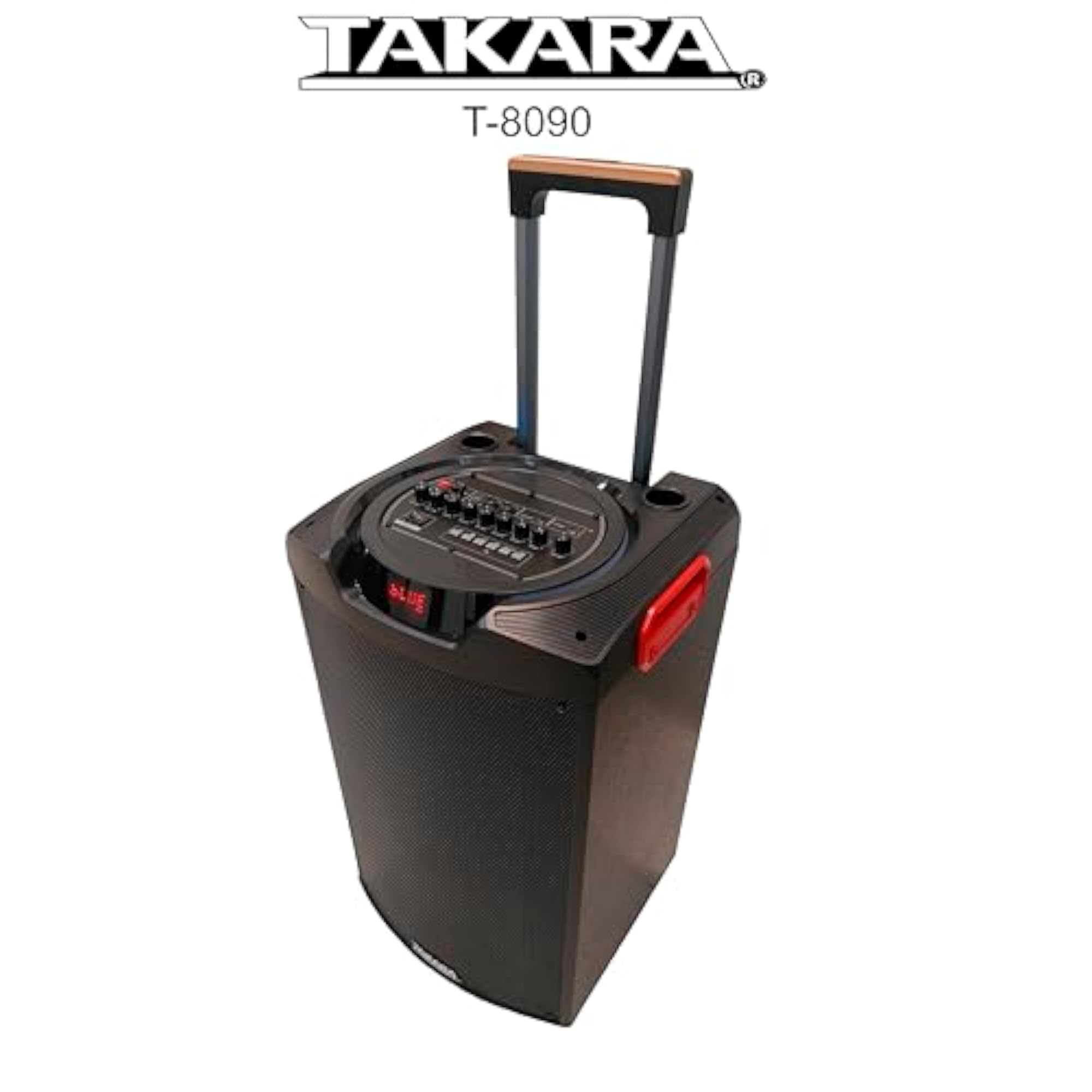 T 8090 Karaoke Speaker Trolley with Wireless Mic
